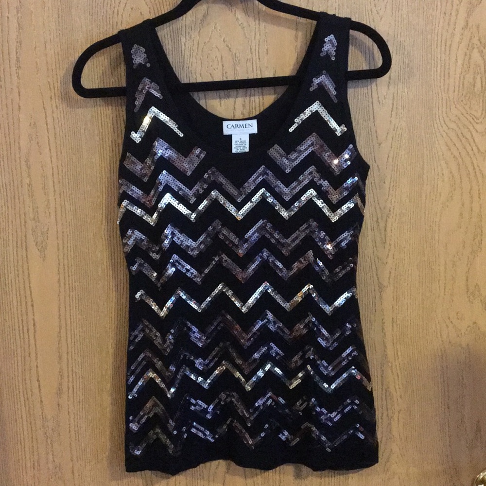 Chevron Sparkle Tank💎
